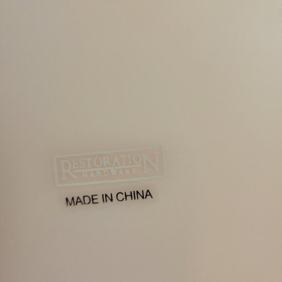 Restoration Hardware Bath Vanity Set Tray Cup Tissue Box Cover Powder Pink - Picture 9 of 9